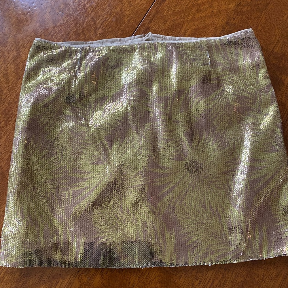 H&M sequin mini skirt